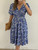 Womens Midi Floral Dress