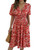 Womens Midi Floral Dress