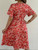 Womens Midi Floral Dress