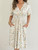 Womens Midi Floral Dress