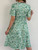 Womens Midi Floral Dress