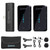 XM6-S4 Wireless Lavalier Microphone for iPhone/iPad, 2.4GHz Wireless Lapel Mic with OLED Display