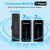 XM6-S4 Wireless Lavalier Microphone for iPhone/iPad, 2.4GHz Wireless Lapel Mic with OLED Display