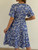 Womens Midi Floral Dress