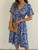 Womens Midi Floral Dress