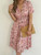 Womens Midi Floral Dress