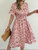 Womens Midi Floral Dress