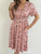 Womens Midi Floral Dress