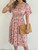 Womens Midi Floral Dress