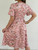 Womens Midi Floral Dress