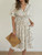 Womens Midi Floral Dress