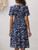 Womens Midi Floral Dress