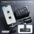 2 Wireless Lavalier Microphone for iPhone/Camera/Android/PC, 3-in-1 RX, Mini Lapel Mic, 48kHz 24bit, 1000ft, 30h Use