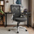 Sturdy Executive Task Chair - Adjustable Lumbar Support, Flip-