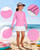 Boys' Long Sleeve Rash Guard, UPF 50+ Swim Shirt