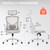 Ergonomic Mesh Computer Desk Chair,Grey