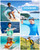 Boys' Long Sleeve Rash Guard, UPF 50+ Swim Shirt