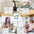 Large Alarm Clock for Bedside, Silent Non-Ticking Analog Clock with Night Light