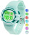Digital Kids Watch 30 M Waterproof, 7 Color Lights Time Teaching Watch Easy to Read