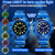 Kids Watch for Boys Girls,30M Waterproof Kids Analog Watches with 7 Colorful Lights, Soft Rubber Band