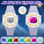 Digital Kids Watch 30 M Waterproof, 7 Color Lights Time Teaching Watch