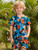 2 Piece Hawaiian Outfit Summer Button Down Shirt and Pocket Short Sets