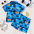 DAXIANG Boys 2 Piece Hawaiian Outfit Summer Button Down Shirt