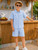 Boys' 2-Piece Clothing Set, Soft 100% Cotton, Loose Fit Summer Outfit
