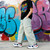 Mid Rise Elastic Waist Multi-Pockets Denim Pants School Streetwear Size 8-12