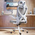 Mesh Desk Chair Comfy with Headrest& Lumbar Support