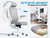 Mesh Desk Chair Comfy with Headrest& Lumbar Support