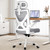Mesh Desk Chair Comfy with Headrest& Lumbar Support