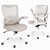 Chair with Adjustable Lumbar Support and Flip up Armrest