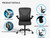 Mesh Ergonomic Desk Chair Comfy with 3D Lumbar& Swivel