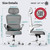 Ergonomic Desk Chair - Gaming Chair with Lumbar Support