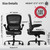 Office Chair Desk Chair with Adjustable Lumbar Support