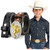 2 Kids Western Belts with Detachable Buckle for Cowboy