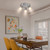 HiBay Adjustable 3-Light Ceiling Track Lighting Fixture with Glass Shade