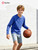 Boys Long Sleeve Shirts Cotton Solid Crew Neck Basic Shirts