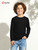 Long Sleeve Shirts Cotton Solid Crew Neck Basic Shirts 5-16 Years