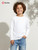 Long Sleeve Shirts Cotton Solid Crew Neck Basic Shirts