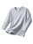 Boys Long Sleeve Shirts Cotton Solid Crew Neck