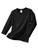 Boys Long Sleeve Shirts Cotton Solid Crew Neck