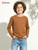 Long Sleeve Shirts Cotton Solid Crew Neck Basic Shirts