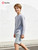 PATPAT Boys Long Sleeve Shirts Cotton Solid Crew Neck