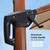 shade coverage, UPF 50+ sun protection, Braced frame hold