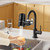 Chlorine & Odor Removal with 3 Water Filter（T1-Black