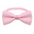 Luckyvestir Pink Bow Tie for Boys Pre-Tied Adjustable Kids Bow Ties Solid Color Toddler Bow Tie for Boys