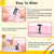Luckyvestir Pink Bow Tie for Boys Pre-Tied Adjustable Kids Bow Ties Solid Color Toddler Bow Tie for Boys