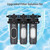 Sink Filter System, with Flow Rate of 0.53 GPM, Reduces Sediment & Odor, Easy